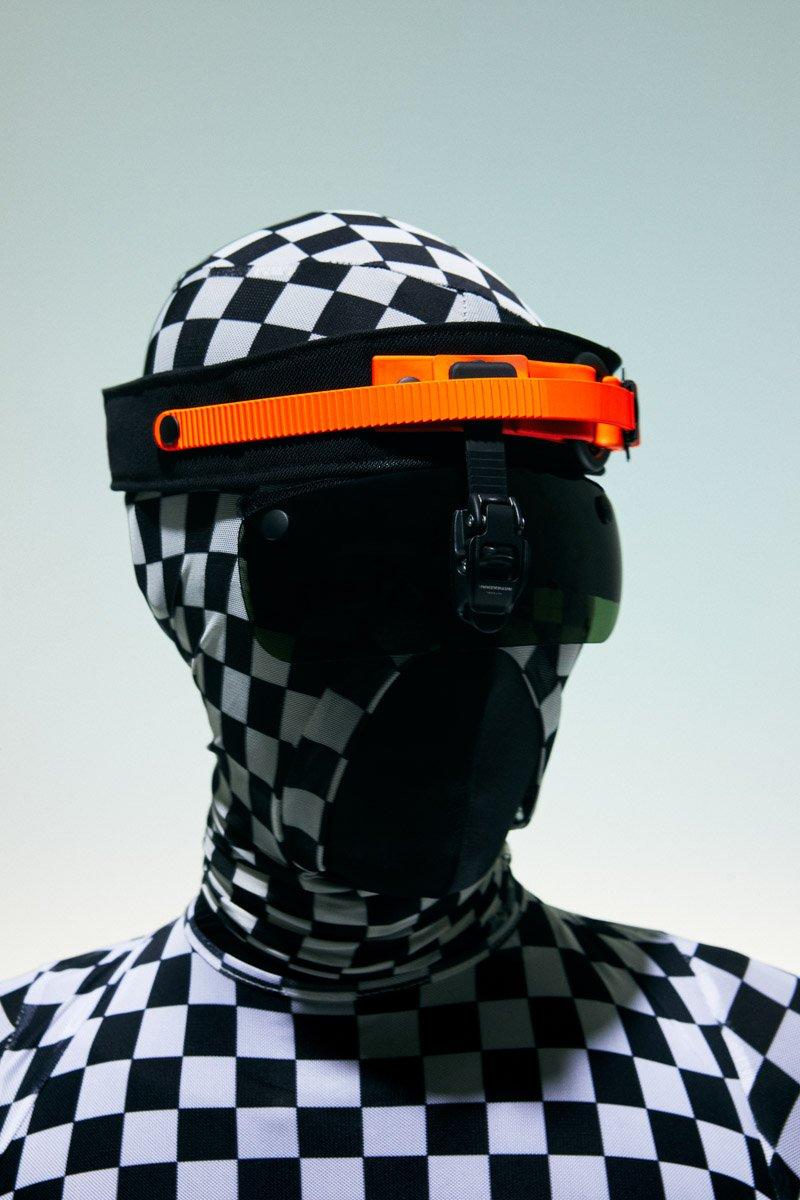 Innerraum Berlin OBJECT V45 VISOR LENS DISTRESSED NEON ORANGE + BLACK MATT