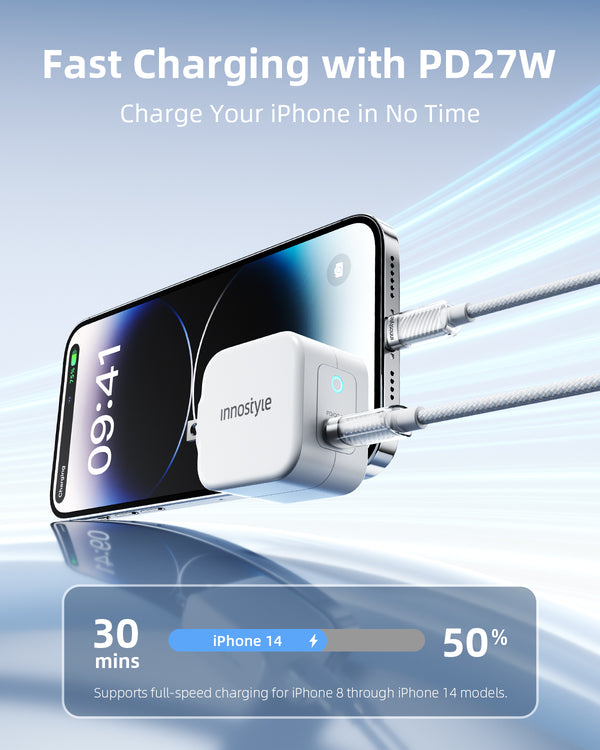 Innostyle CrystalShine USB-C To Lightning Cable SCL150