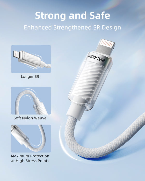 Innostyle CrystalShine USB-C To Lightning Cable SCL150