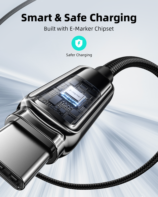 Innostyle DigiPower USB-C To USB-C Cable With Digital Display 100W 1.2m DP-CC1001