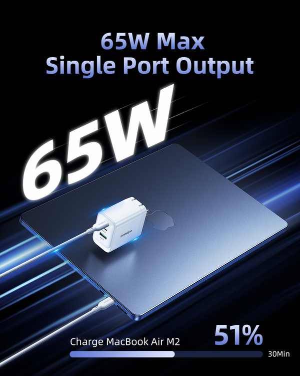 Innostyle GoCharge 65W 3-port Charger IC65-3