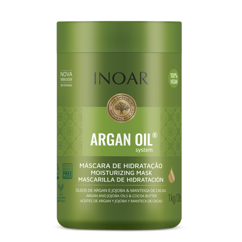 inoar Argan Oil Hair Mask System Intensive Moisturising 1Kg