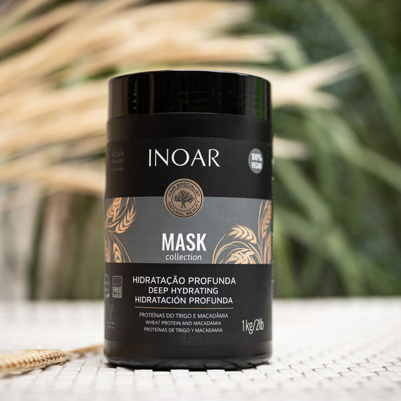 Inoar INOAR BRAZILIAN HAIR MASK PROTEIN AND MACADAMIA 1Kg