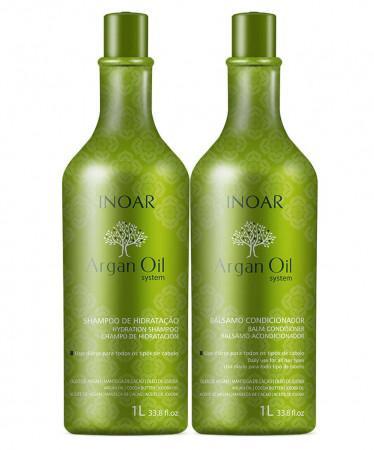 inoar INOAR Argan Oil Shampoo and Conditioner 2X L