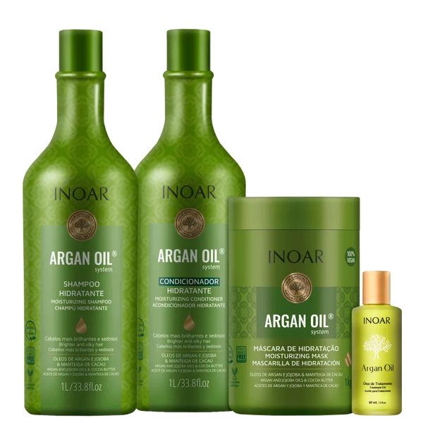inoar INOAR SHAMPOO CONDITION HAIR MASK AND ARGAN OIL