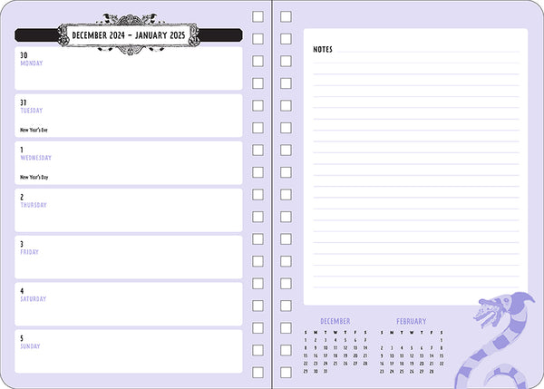Insight Editions 2025 Beetlejuice 13-Month Weekly Planner – Insight Editions