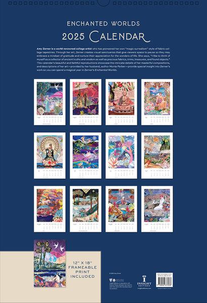 Insight Editions 2025 Enchanted Worlds Poster Wall Calendar – Insight Editions