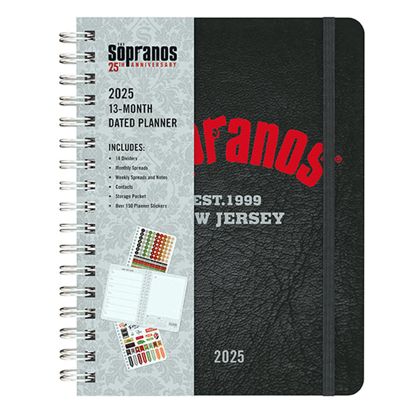 insight editions 2025 The Sopranos 13-Month Weekly Planner – Insight Editions