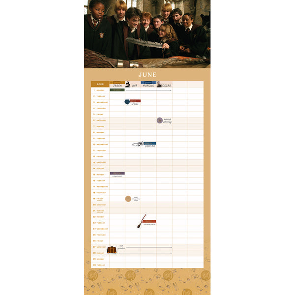 Insight Editions 2026 Harry Potter: Hogwarts Family Wall Planner – Insight Editions