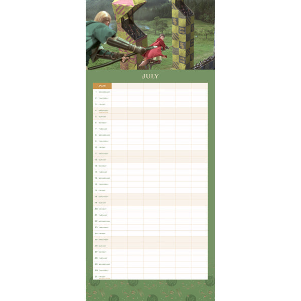 Insight Editions 2026 Harry Potter: Hogwarts Family Wall Planner – Insight Editions