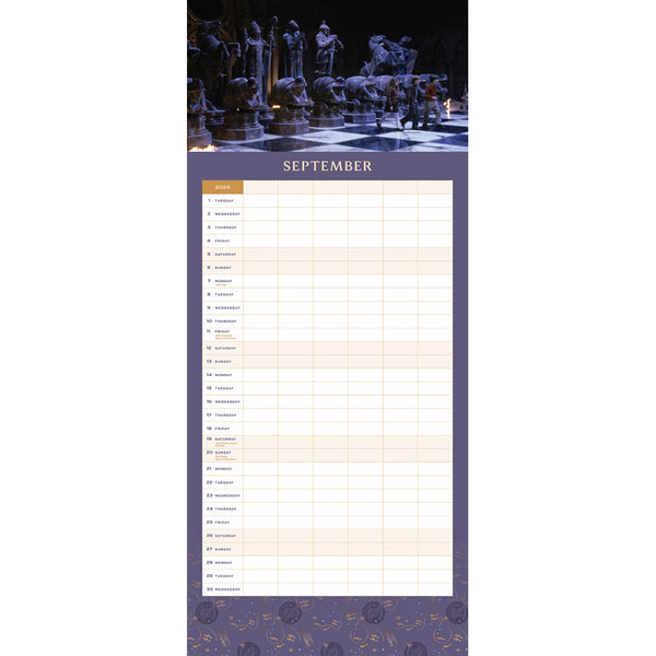 Insight Editions 2026 Harry Potter: Hogwarts Family Wall Planner – Insight Editions