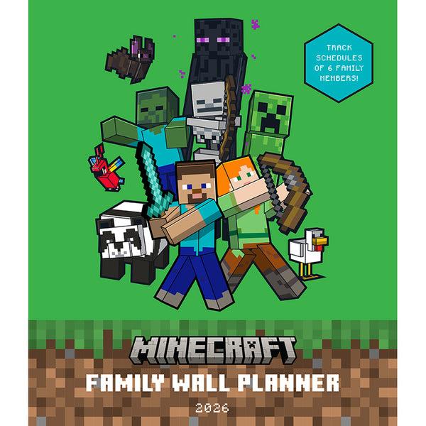 insight editions 2026 Minecraft Family Wall Planner – Insight Editions