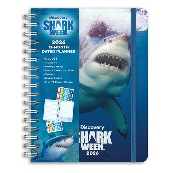 insight editions 2026 Shark Week 13-Month Weekly Planner – Insight Editions