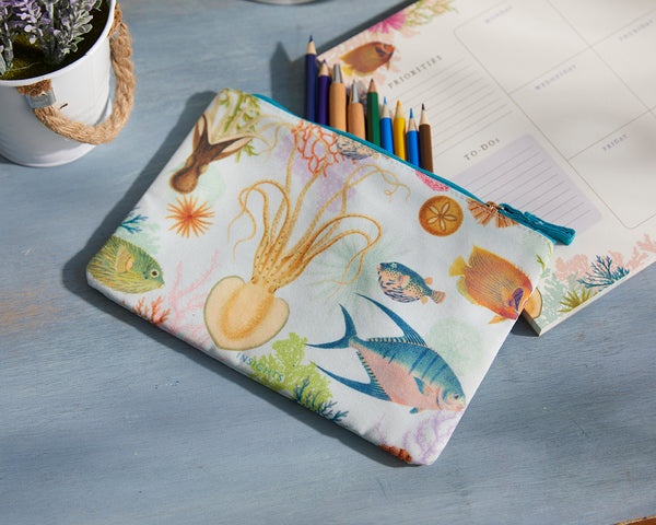 Insight Editions Art Of Nature: Under The Sea Accessory Pouch – Insight Editions