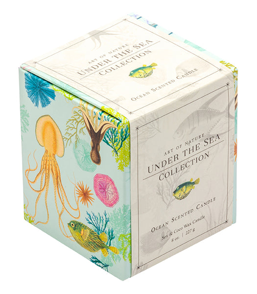 Insight Editions Art Of Nature: Under The Sea Scented Glass Candle – Insight Editions
