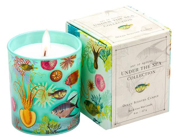 Insight Editions Art Of Nature: Under The Sea Scented Glass Candle – Insight Editions