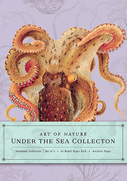 Insight Editions Art Of Nature: Under The Sea Sewn Notebook Collection (Set Of 3) – Insight Editions