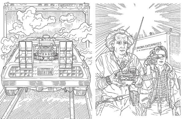 Insight Editions Back To The Future: The Official Coloring Book – Insight Editions