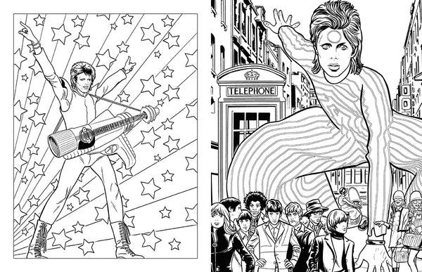 Insight Editions Bowie: A Michael Allred Coloring Book – Insight Editions