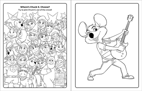 Insight Editions Chuck E. Cheese & Friends Coloring & Activity Book – Insight Editions