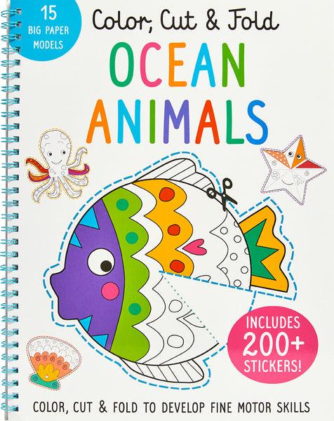 insight editions Color Cut and Fold: Ocean Animals – Insight Editions