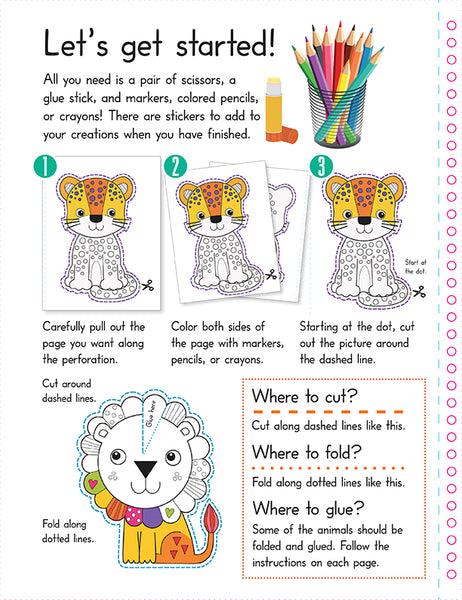 Insight Editions Color Cut And Fold: Wild Animals – Insight Editions