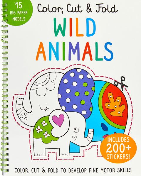 insight editions Color Cut and Fold: Wild Animals – Insight Editions