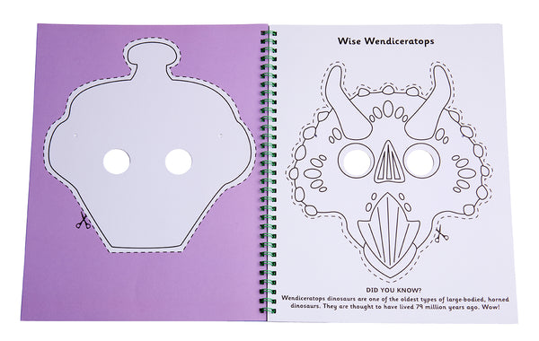 Insight Editions Color & Cut Masks: Dinosaurs – Insight Editions