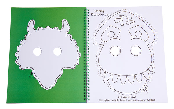 Insight Editions Color & Cut Masks: Dinosaurs – Insight Editions