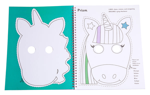 Insight Editions Color & Cut Masks: Unicorns – Insight Editions