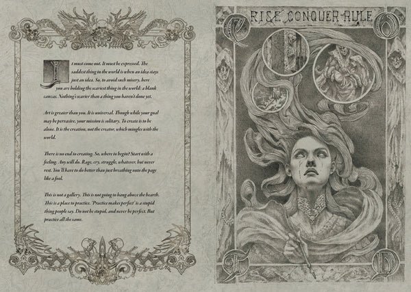 Insight Editions Court Of The Dead Hardcover Blank Sketchbook – Insight Editions