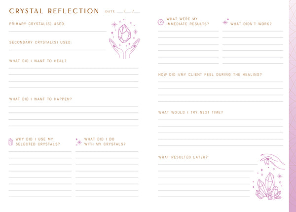 Insight Editions Crystal Healing Reflection Journal – Insight Editions