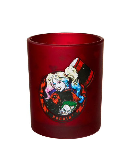Insight Editions DC Comics: Harley Quinn Glass Votive Candle – Insight Editions