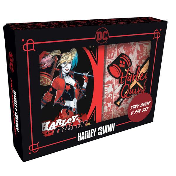 insight editions DC Comics: Harley Quinn Tiny Book and Pin Set – Insight Editions