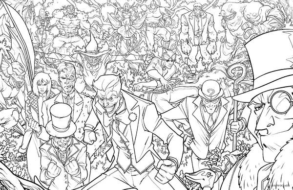 Insight Editions DC Super-Villains: The Official Coloring Book – Insight Editions
