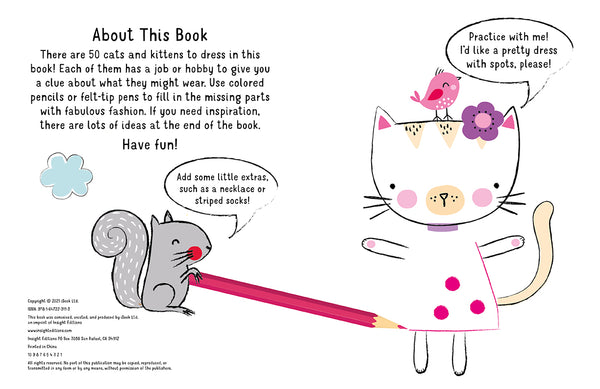 Insight Editions Design And Draw 50 Cat Outfits – Insight Editions