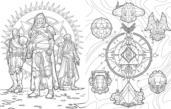 Insight Editions Destiny: The Official Coloring Book Vol. 2 – Insight Editions