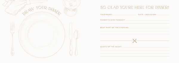 Insight Editions Dinner Party Guest Book – Insight Editions