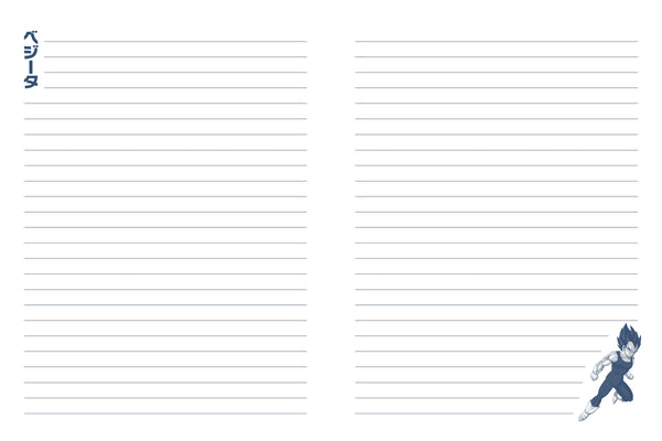 Insight Editions Dragon Ball Z: Vegeta Softcover Notebook – Insight Editions