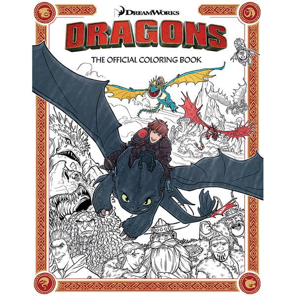 insight editions DreamWorks Dragons: The Official Coloring Book – Insight Editions
