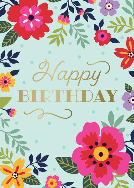 insight editions Floral Signature Pop-Up Card [Birthday] – Insight Editions