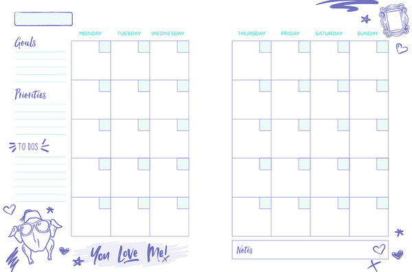 Insight Editions Friends: 12-Month Undated Planner – Insight Editions