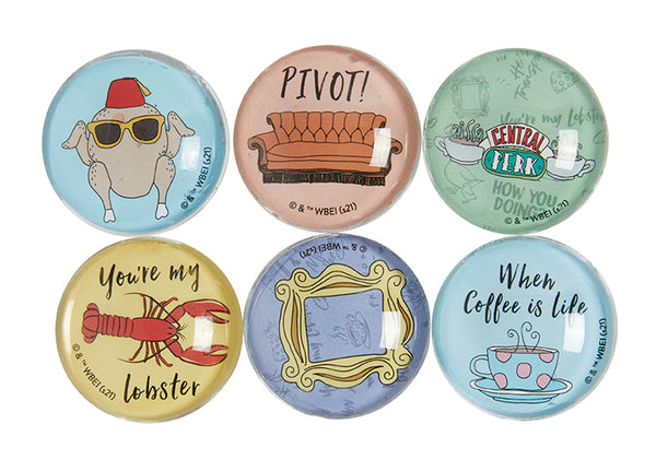 Insight Editions Friends: Glass Magnet Set (Set Of 6) – Insight Editions