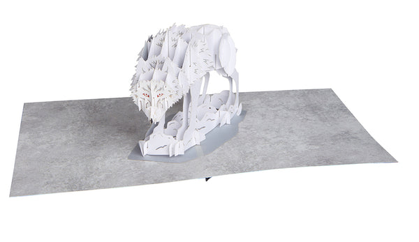 insight editions Game of Thrones: Direwolf Signature Pop-Up Card – Insight Editions