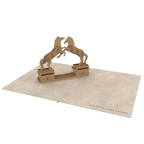 insight editions Game of Thrones: Dothrak Horse Gate Signature Pop-Up Card – Insight Editions