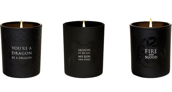 Insight Editions Game Of Thrones: Glass Votive Candle Set – Insight Editions