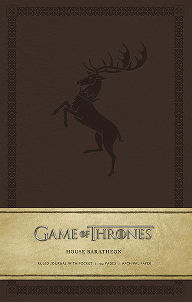 insight editions Game of Thrones: House Baratheon Hardcover Ruled Journal (Large) – Insight Editions