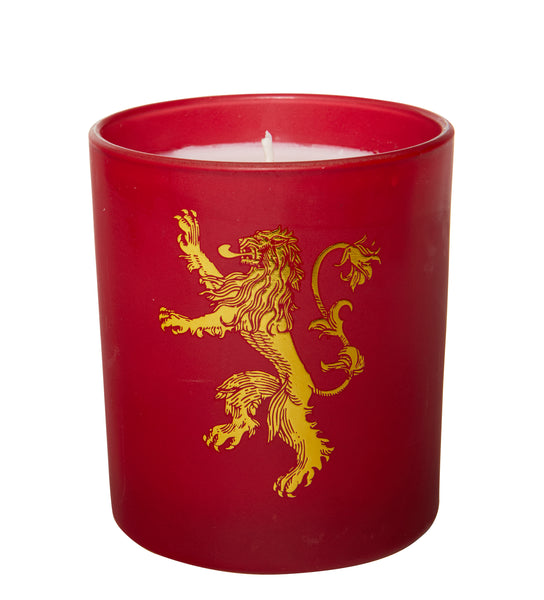 Insight Editions Game Of Thrones: House Lannister Glass Candle – Insight Editions