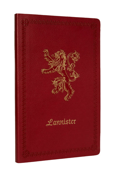 Insight Editions Game Of Thrones: House Lannister Ruled Notebook – Insight Editions