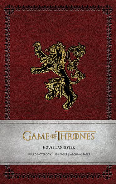 insight editions Game of Thrones: House Lannister Ruled Notebook – Insight Editions